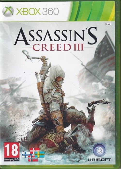 Assassins Creed III - Nordic Version - XBOX 360 - (B - Grade) (Used) (Eng)